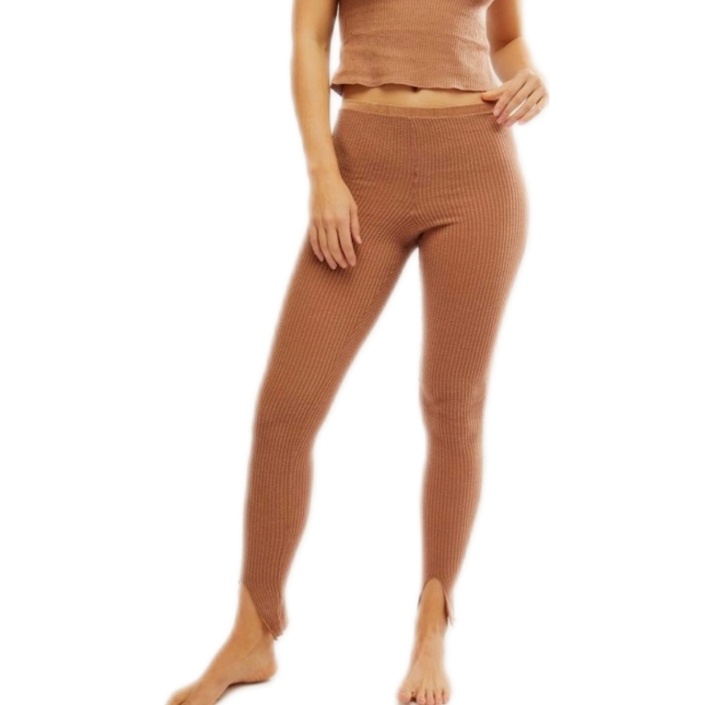 Free People Intimately Lux Life Leggings In Camel XS